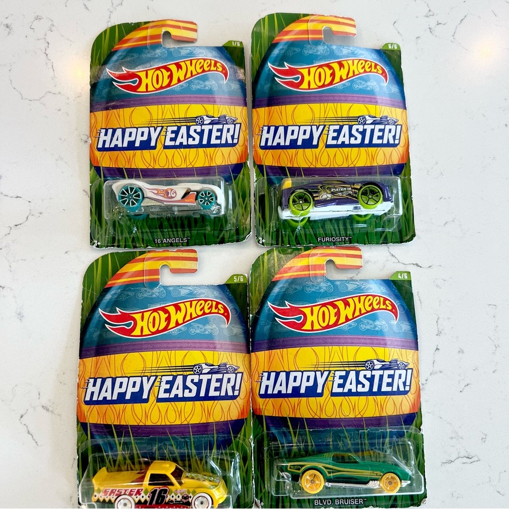 Hot Wheels "Happy Easter" Collector Set - 4 Pack